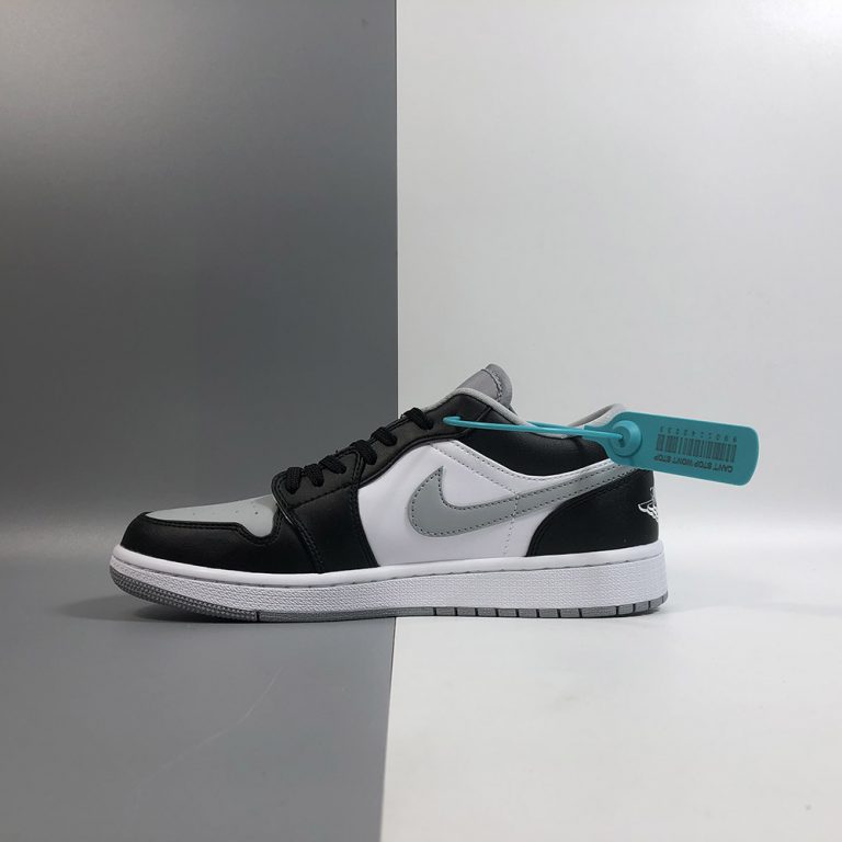 air jordan 1 low light smoke grey white black
