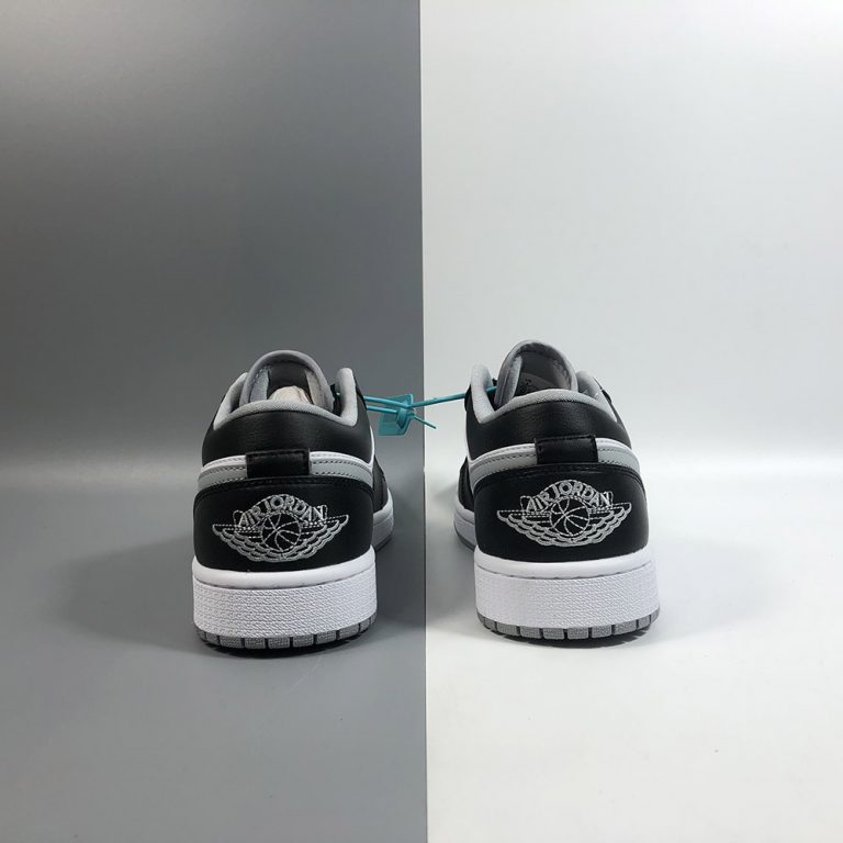 air jordan 1 low light smoke grey white black