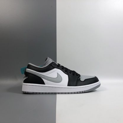 air jordan 1 low light smoke grey white black