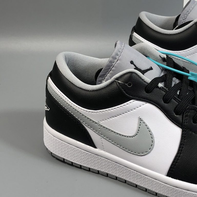 air jordan 1 low light smoke grey white black