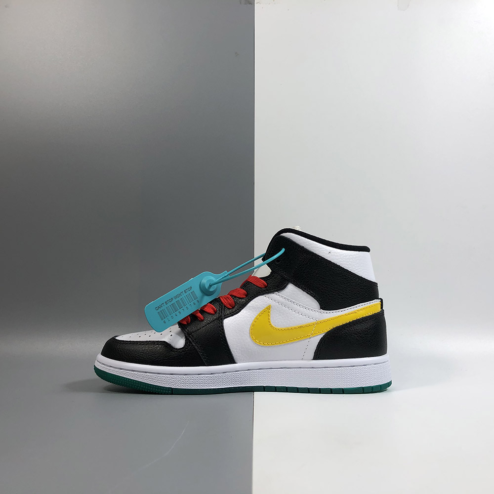 jordan 1 red green yellow