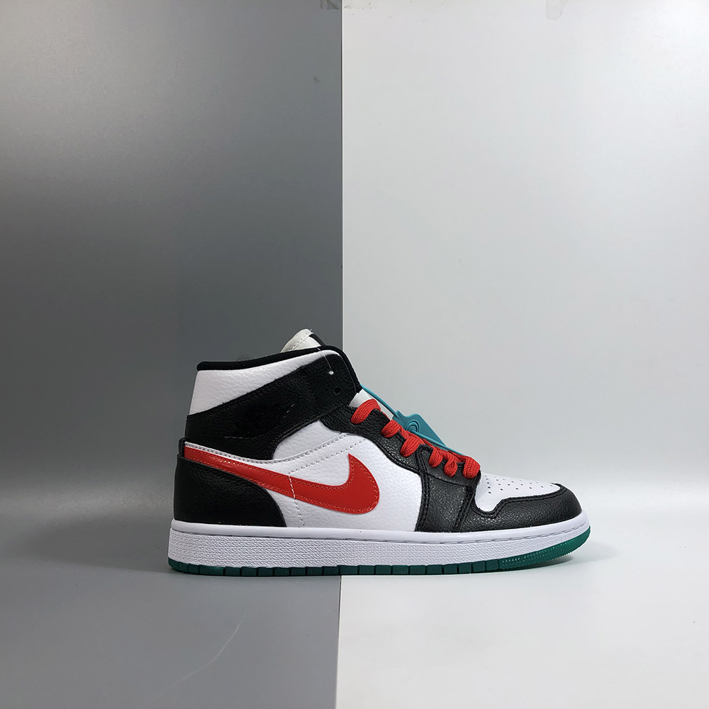 green and red jordan 1