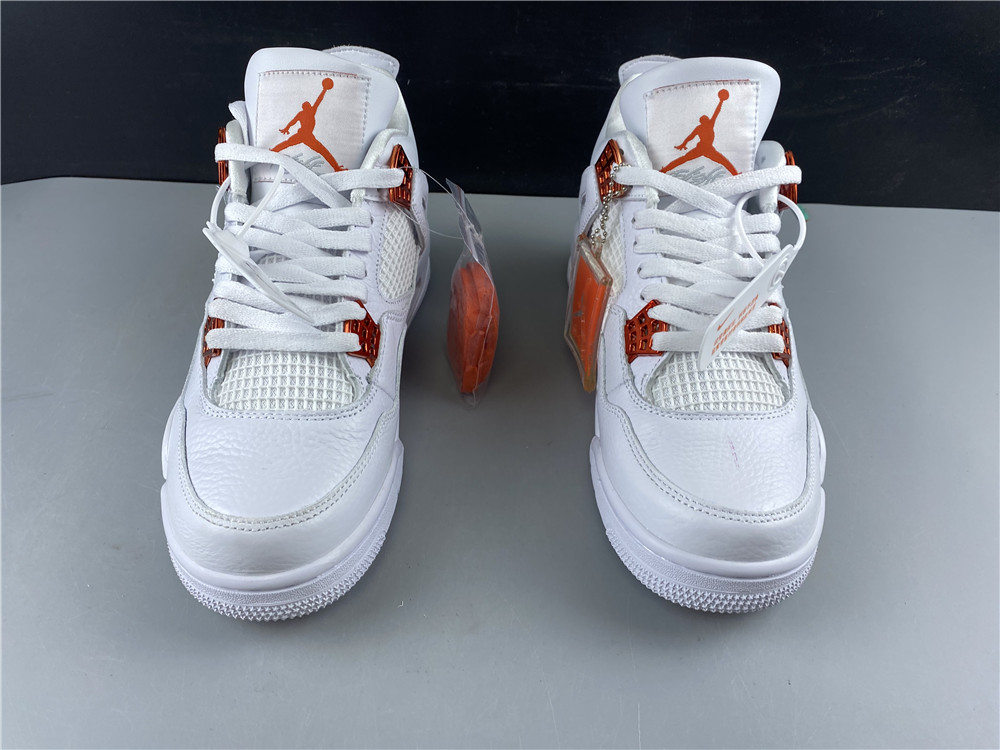 air jordan retro 4 orange metallic