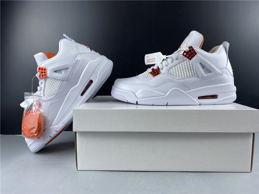 jordan 4 metallic orange for sale