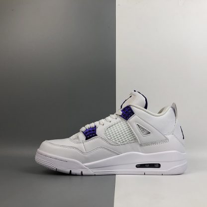 white metallic 4s purple
