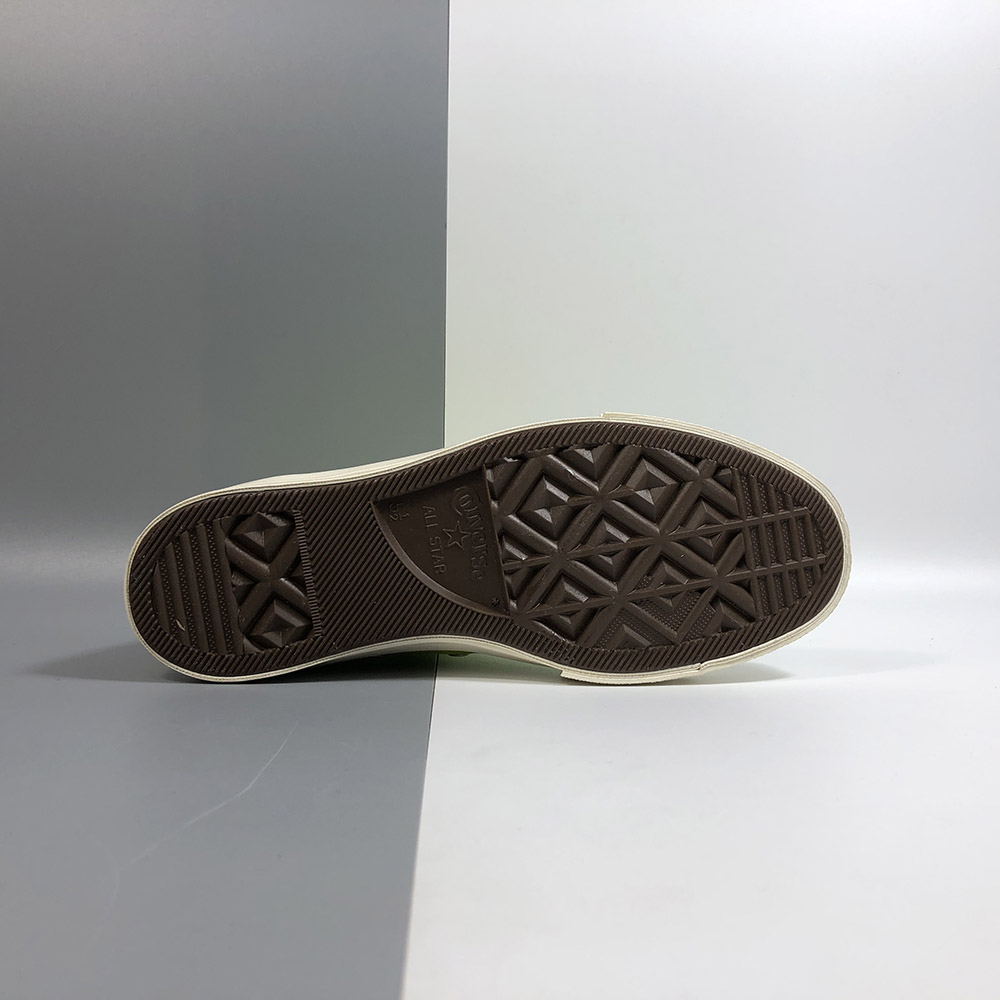lime green comme des garcons shoes