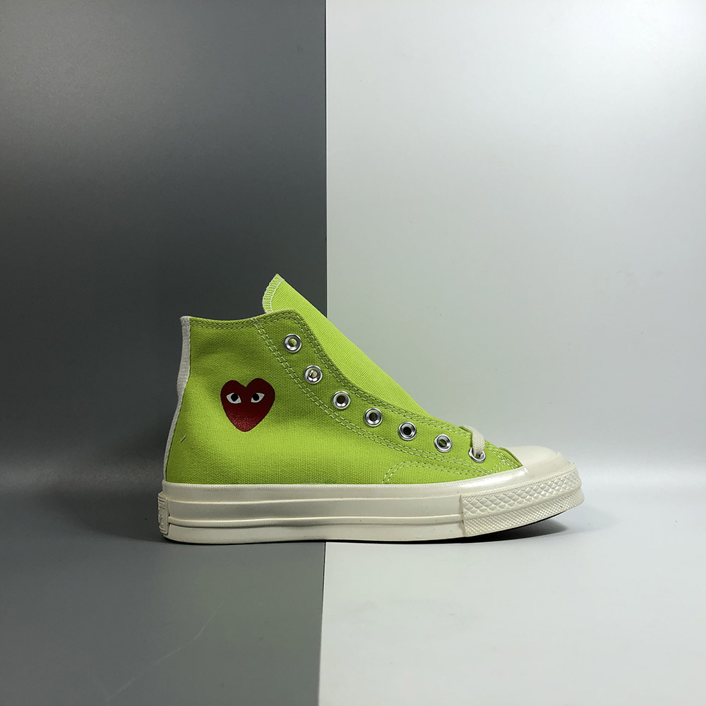 comme des garcons green shoes