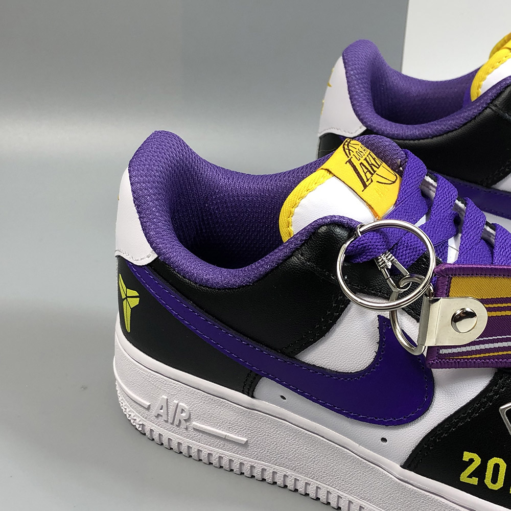 nike air force purple and yellow