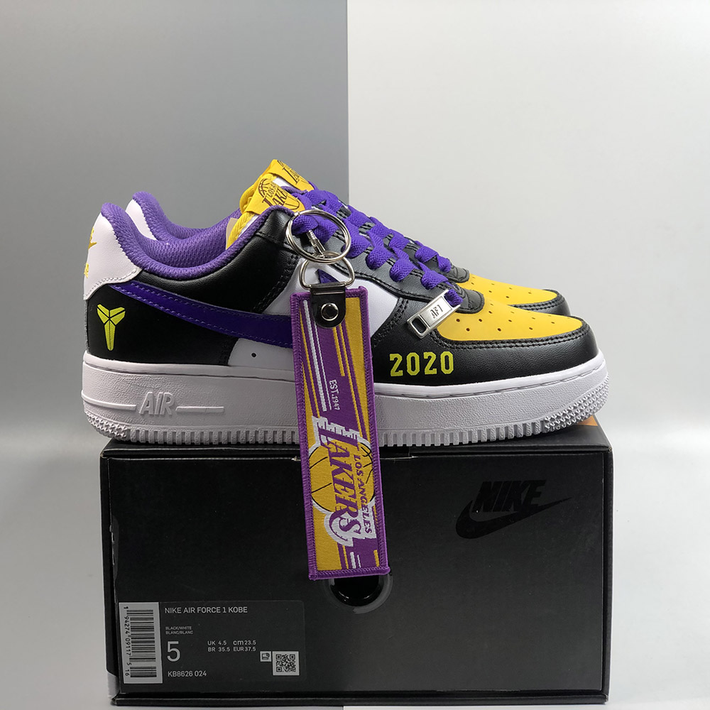 air force 1 purple yellow