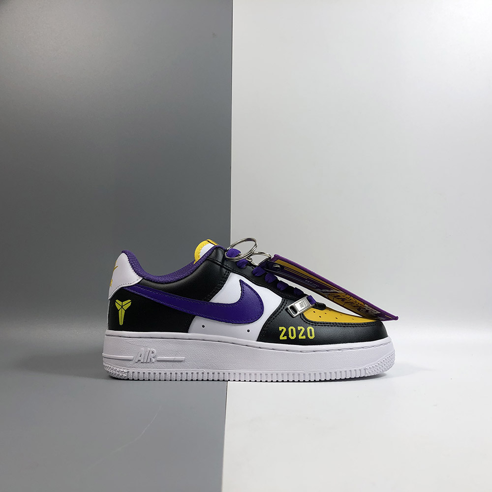 air force 1 low black yellow