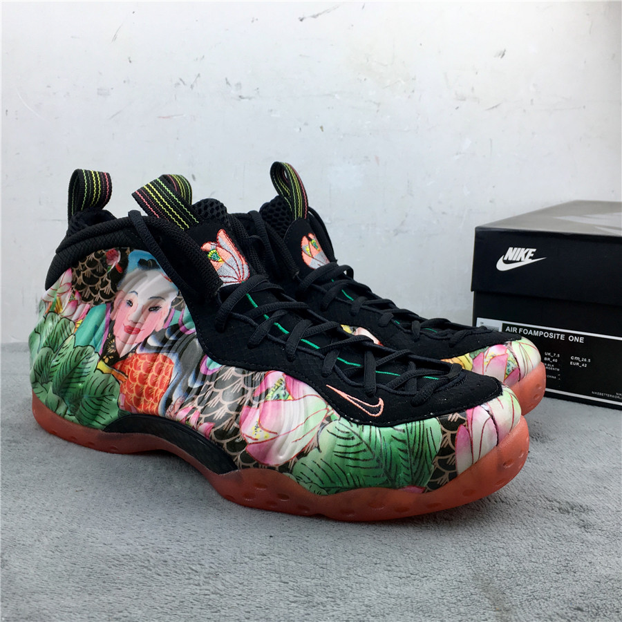 air foamposite one lava