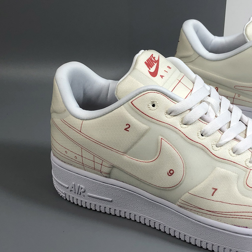 air force 1 07 summit white university red lx f