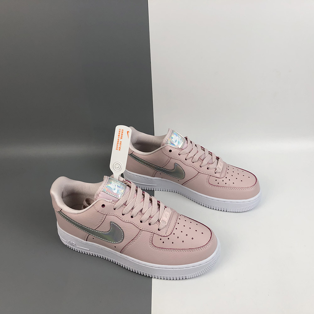 pink iridescent nike air force 1