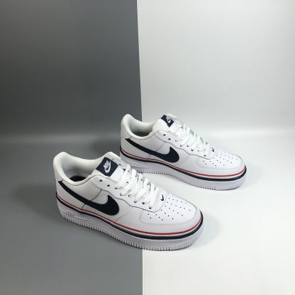 nike air force 1 low lv8 ribbon white blue