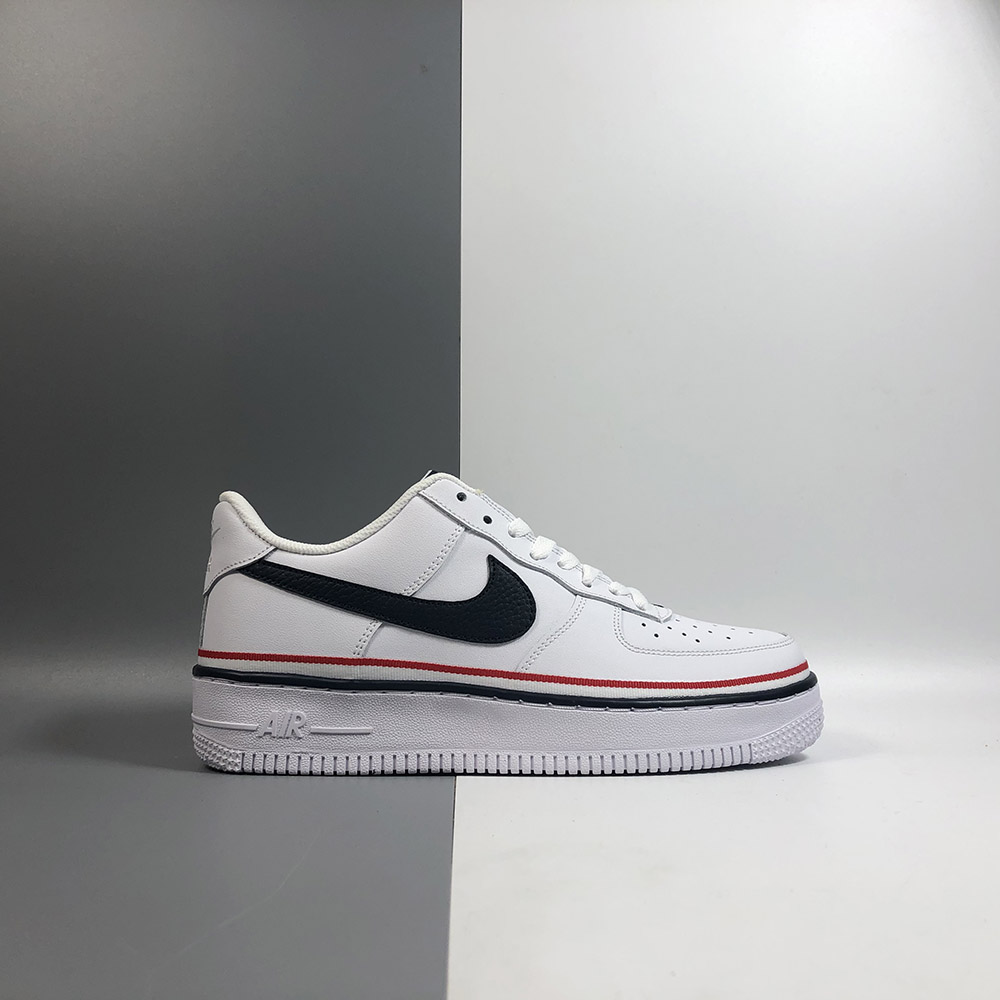 nike air force 1 white red blue