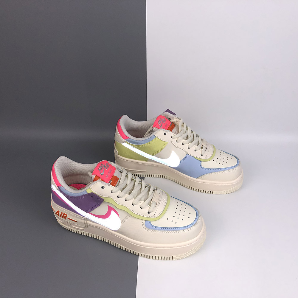 nike air force 1 beige pink