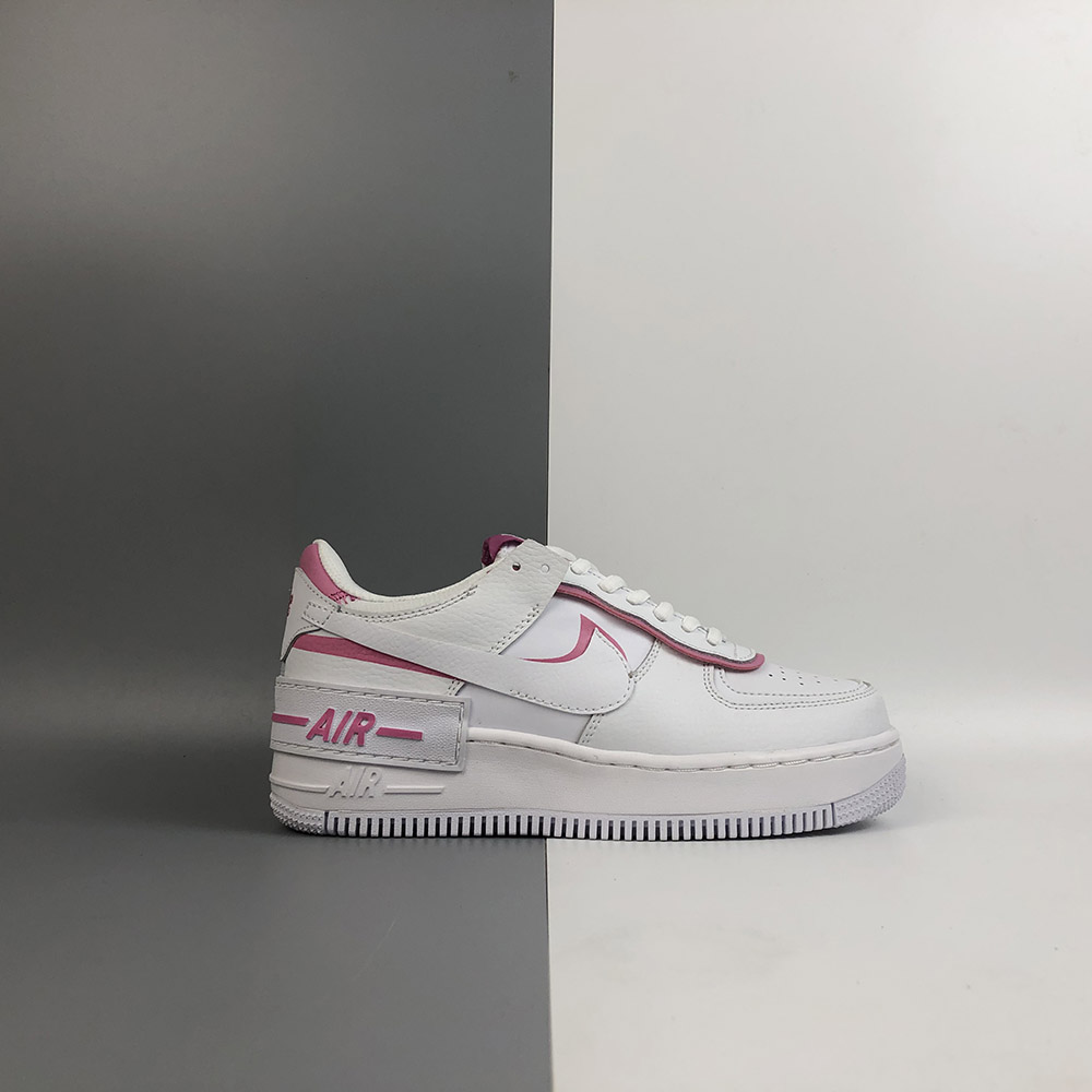 pink and white air force shadow