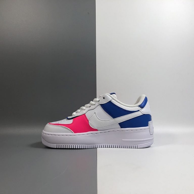 nike air force 1 shadow blue pink
