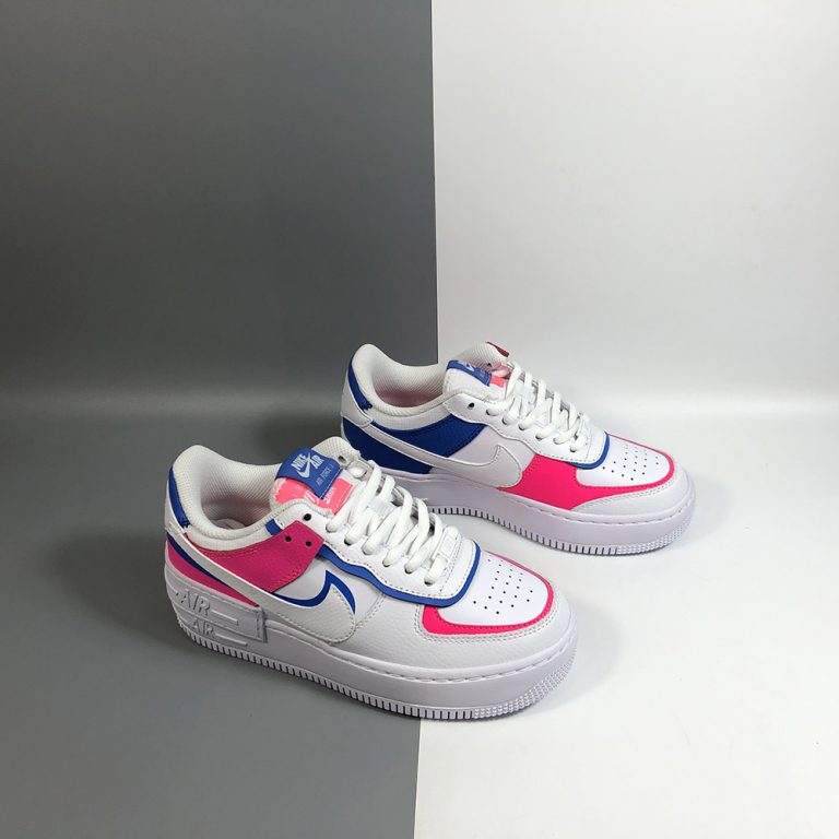 nike air force 1 pink blue
