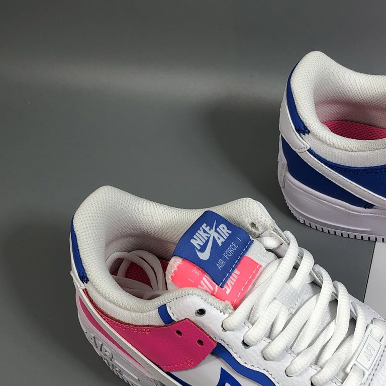 nike air force 1 pink blue