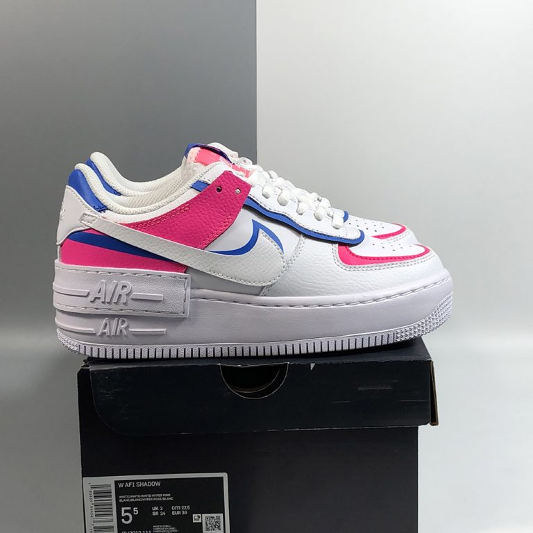 nike air force 1 shadow white and blue