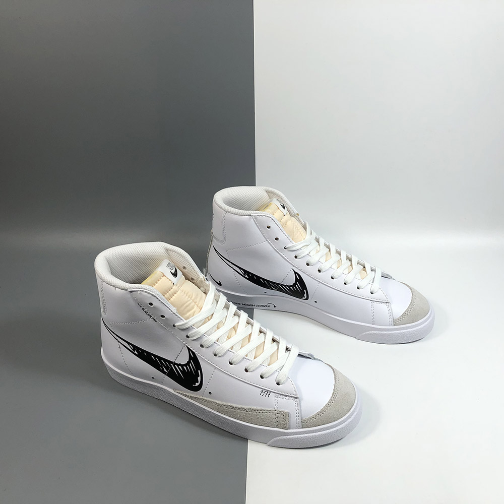 nike blazer sketch low