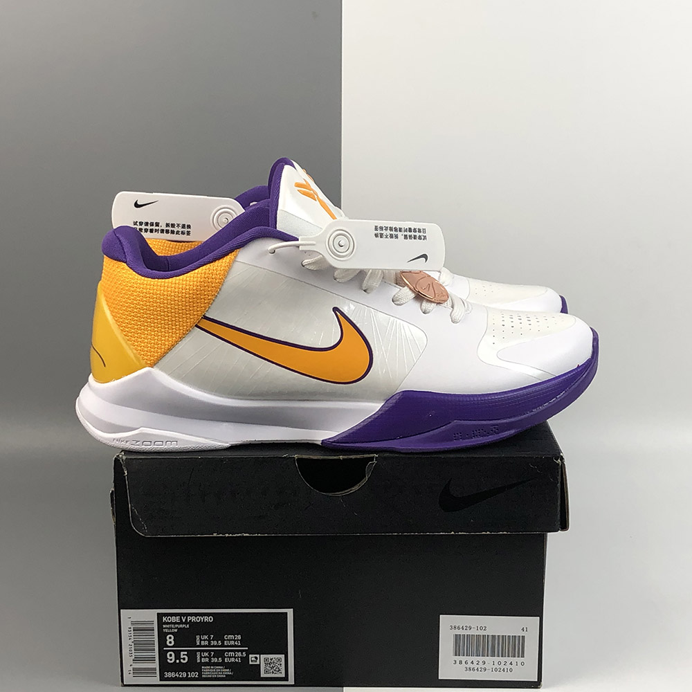 zoom kobe 5 lakers