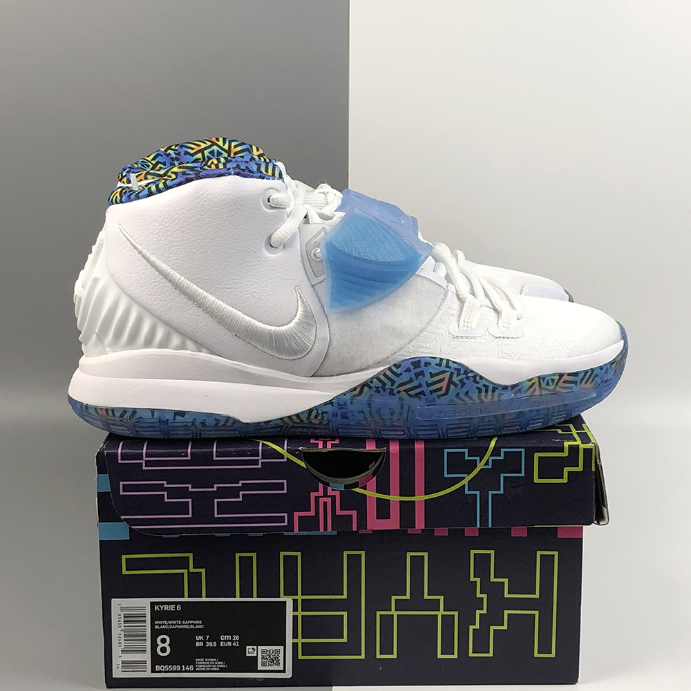 kyrie 6 white sapphire mens