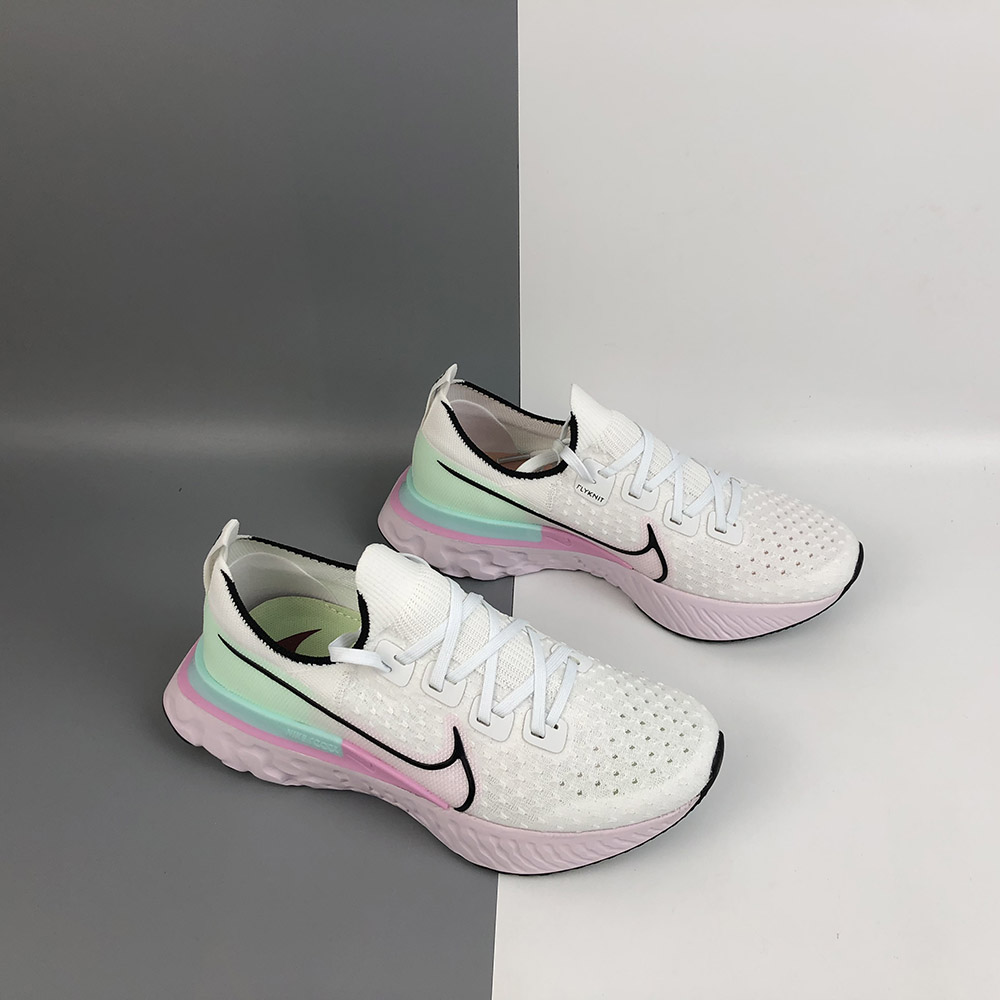 nike react infinity run flyknit lilac