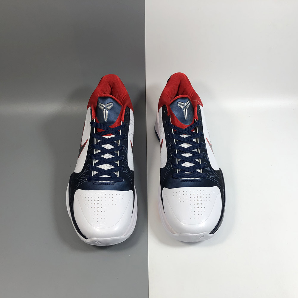 Nike-Zoom-Kobe-5-USA-White-Obsidian-Sport-Red-For-Sale-6
