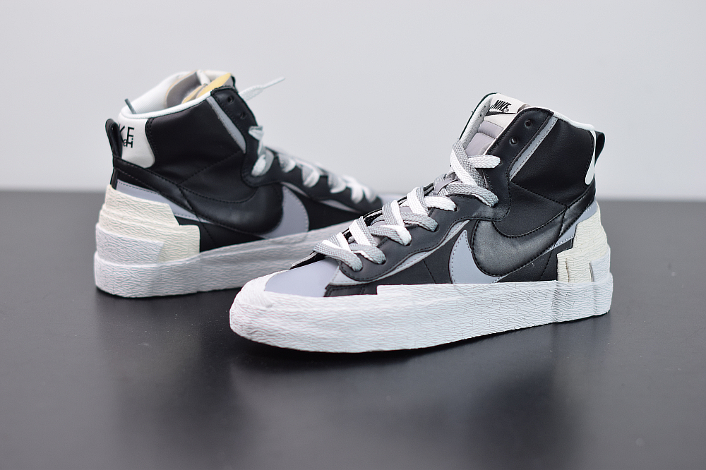 Sacai x Nike Blazer Mid Black/Wolf Grey For Sale – The Sole Line