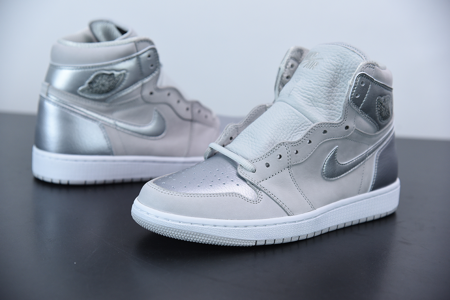 air jordan 1 neutral grey metallic silver