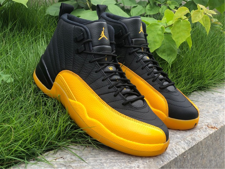 gold 12 jordans