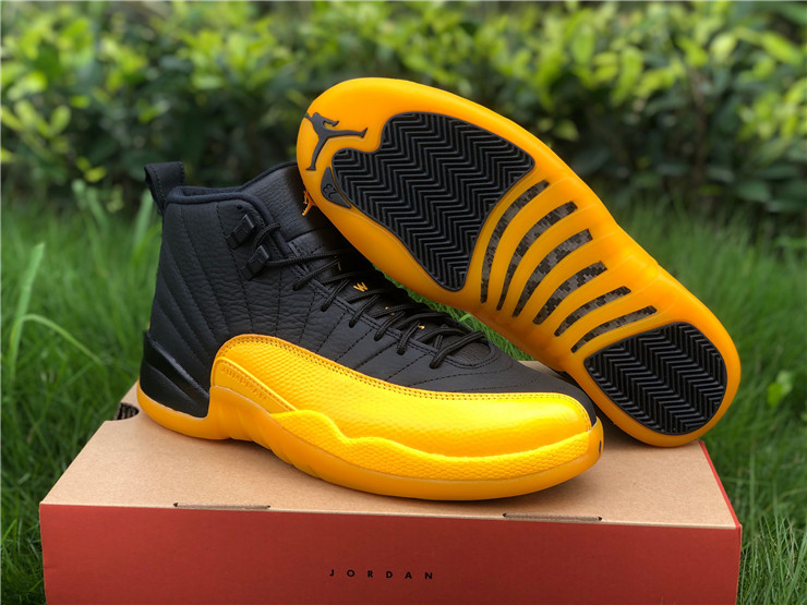 Air Jordan 12 Black/University Gold For 