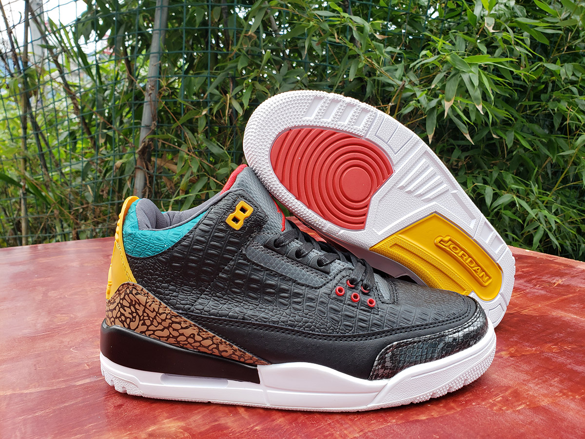 jordan 3 yellow and black