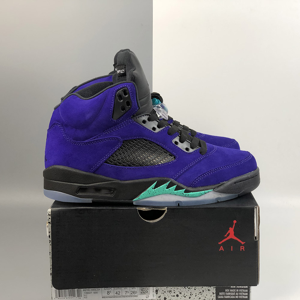 nike air jordan 5 grape ice