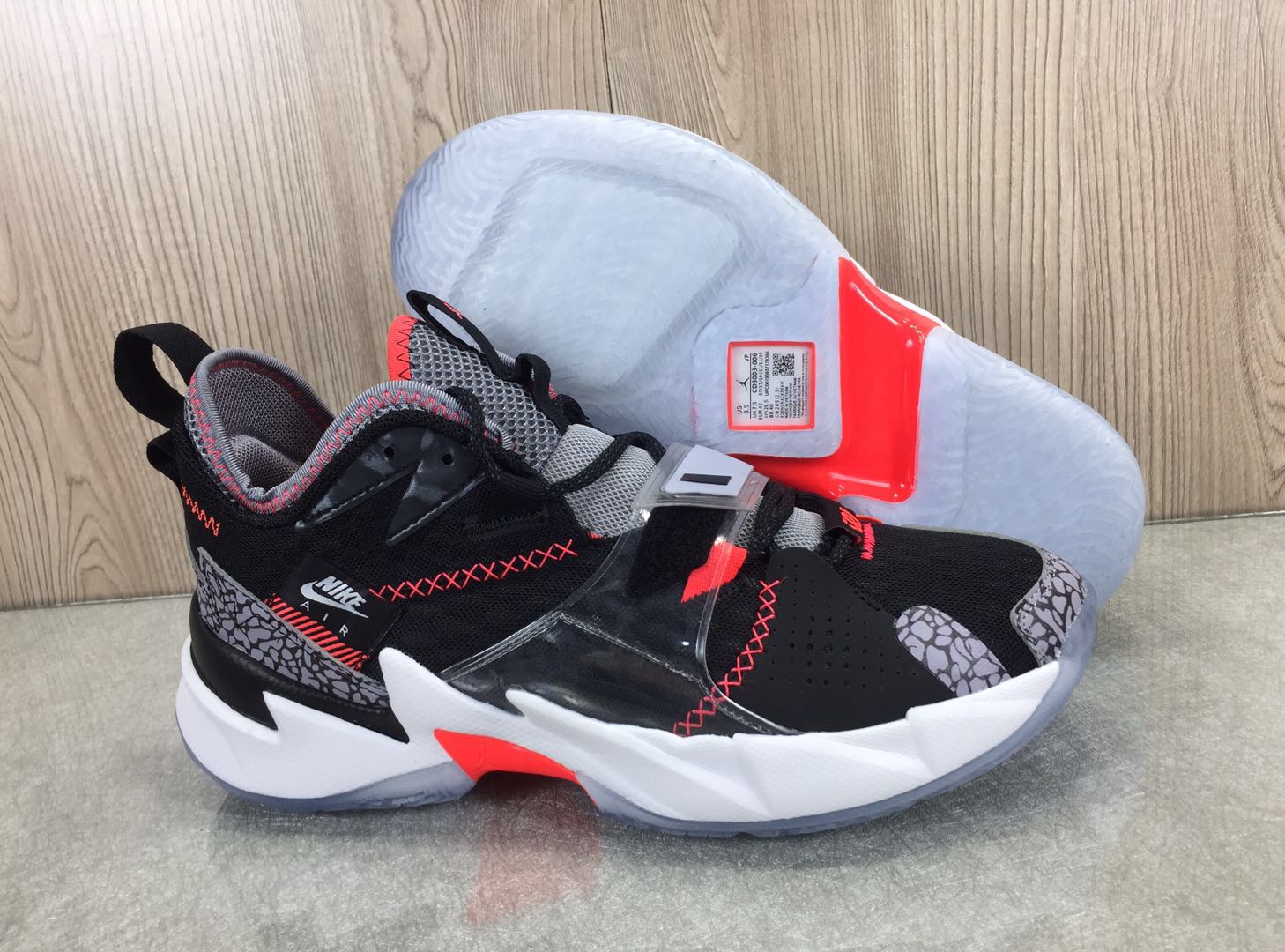 why not jordans black