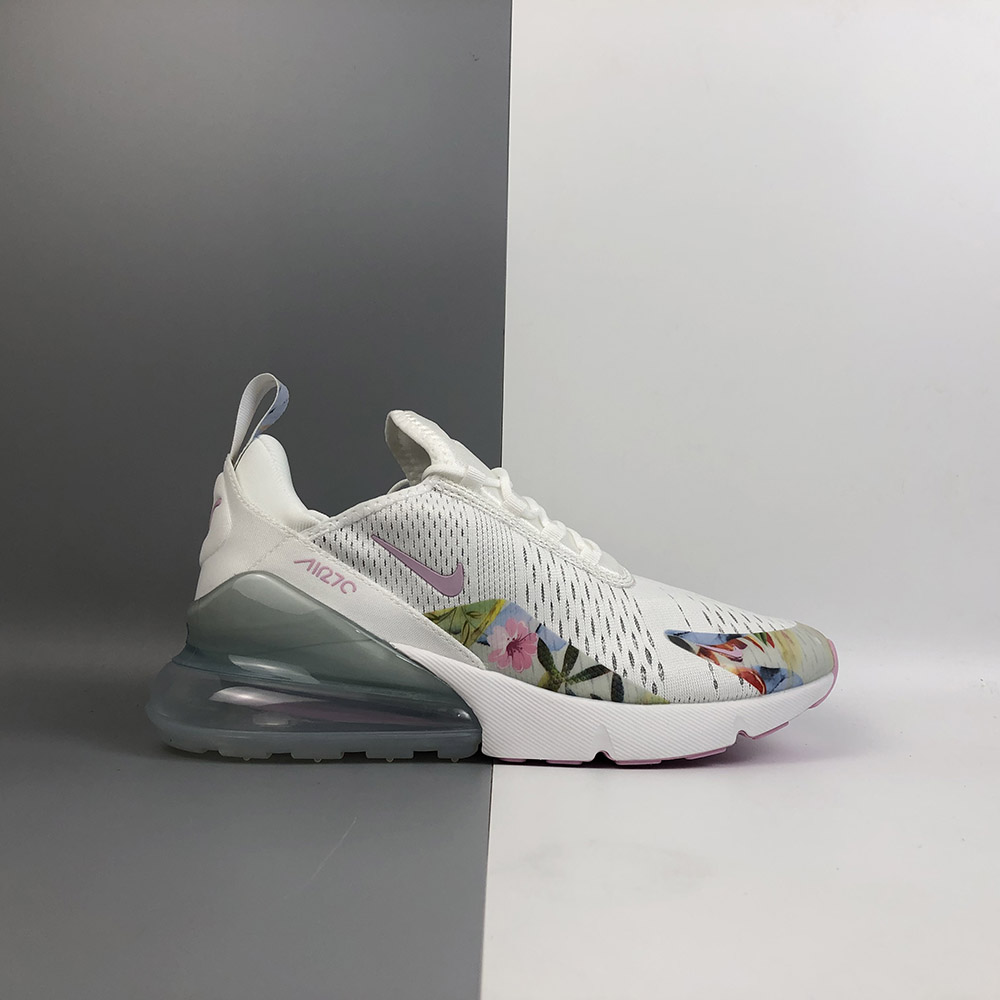 air max 270 floral white black