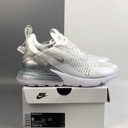 nike air max 270 metallic summit white