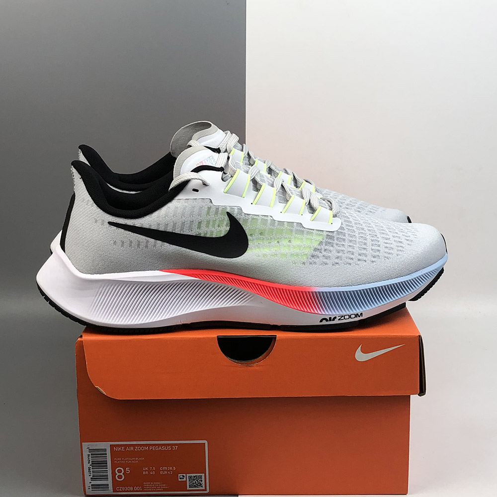 Nike Air Zoom Pegasus 37 White/Laser Crimson/Psychic Blue/Black For Sale –  The Sole Line