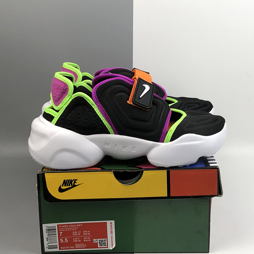 Nike Aqua Rift Black/Fire Pink/Green 