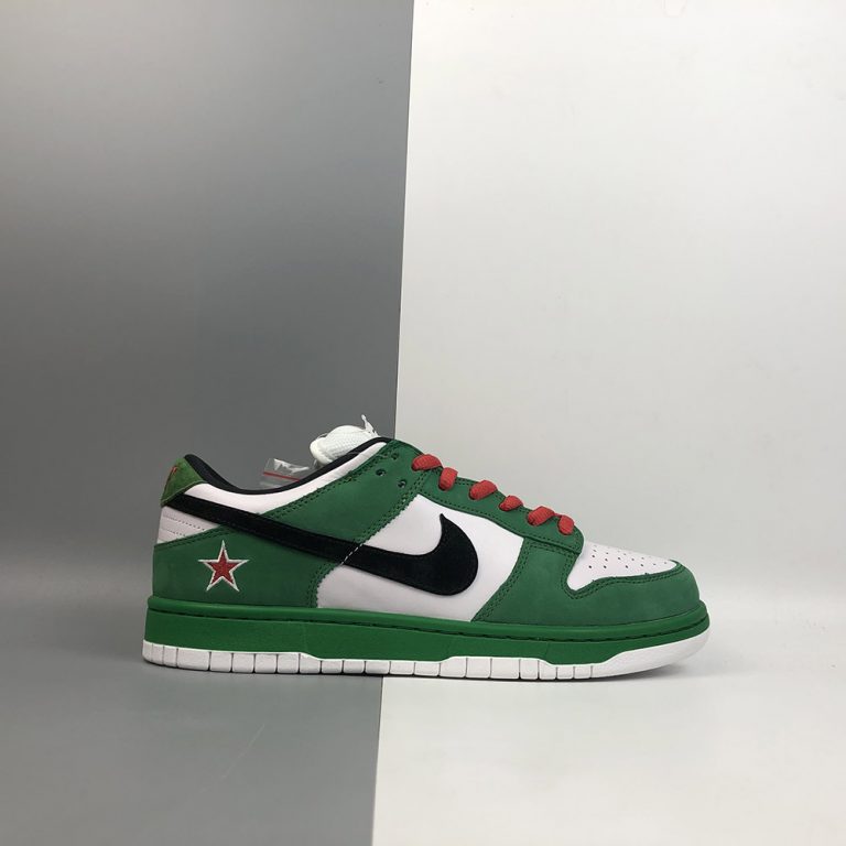Men and Women's Nike SB Dunk Low Pro âHeinekenâ 304292-302