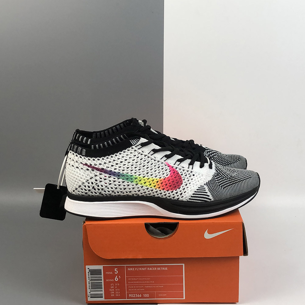 flyknit racer multicolor for sale