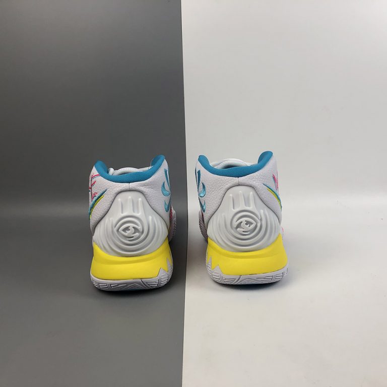 kyrie 6 yellow and pink