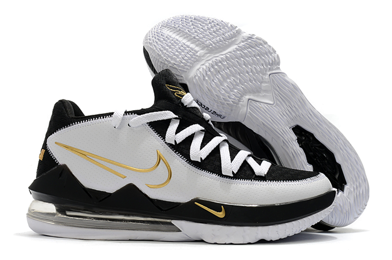 lebron gold and white