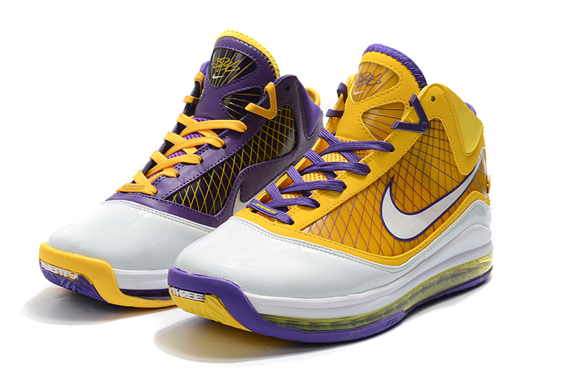 lebron 7 purple and yellow