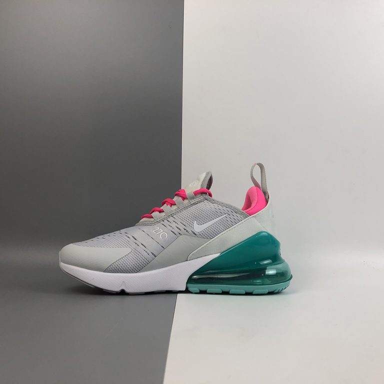 Nike WMNS Air Max 270 âSouth Beachâ Pure Platinum/Pink Blast-Aurora For Sale â The Sole Line