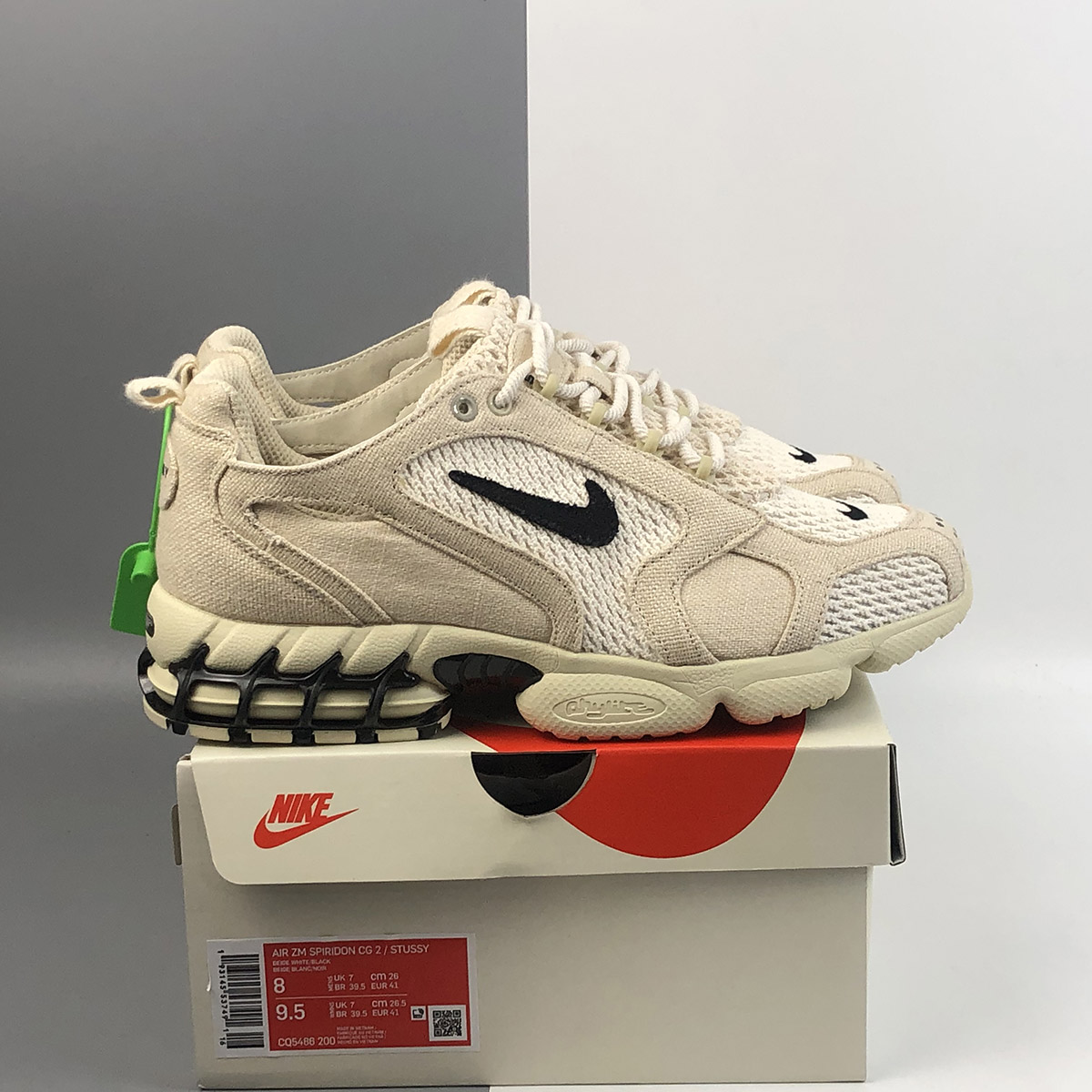 stussy x nike air zoom spiridon cage 2 fossil mens stores