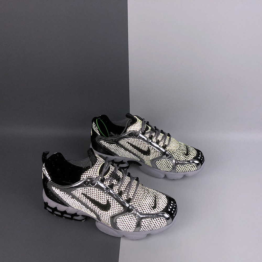 stussy x nike air zoom spiridon cage 2 black