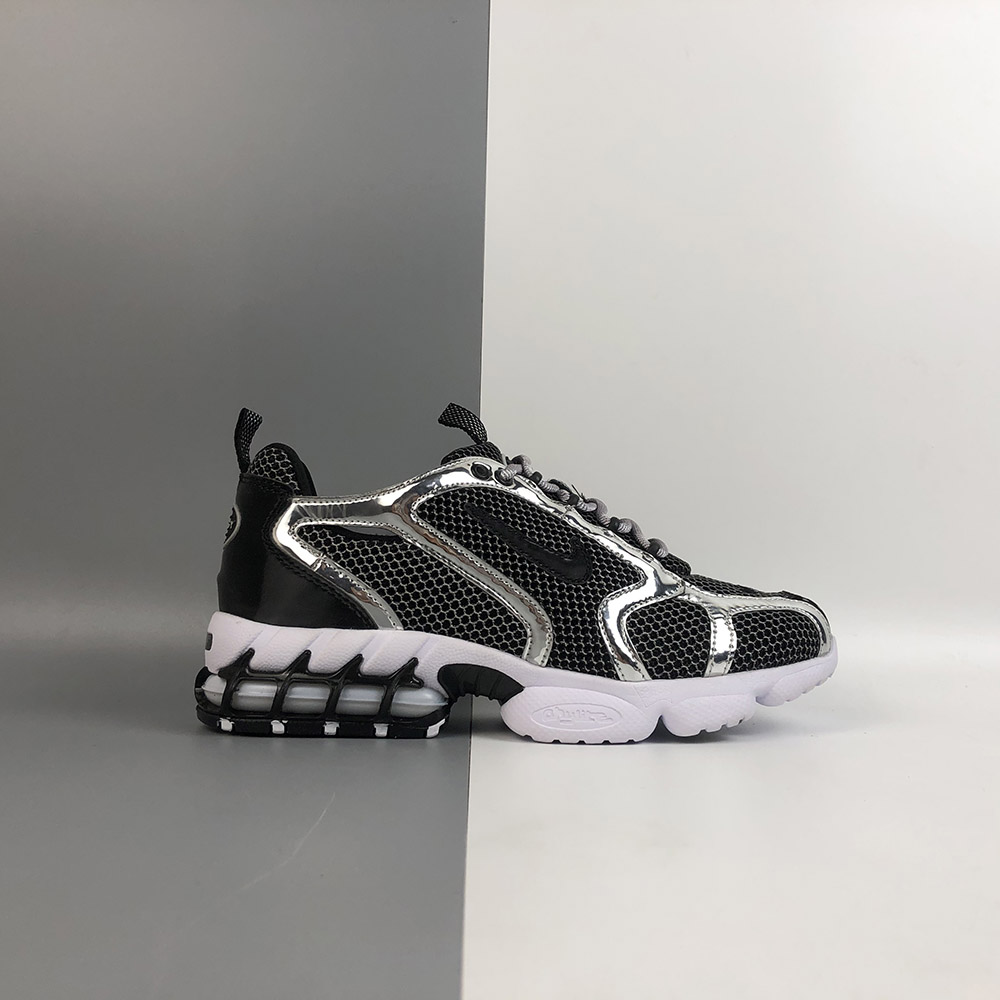 stussy x nike air zoom spiridon cage 2 black